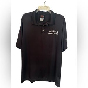Harley Davidson Performance Black Polo XL